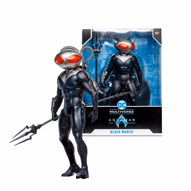 GameStop McFarlane Toys DC Multiverse Aquaman and The Lost Kingdom Black Manta 12-in Statue