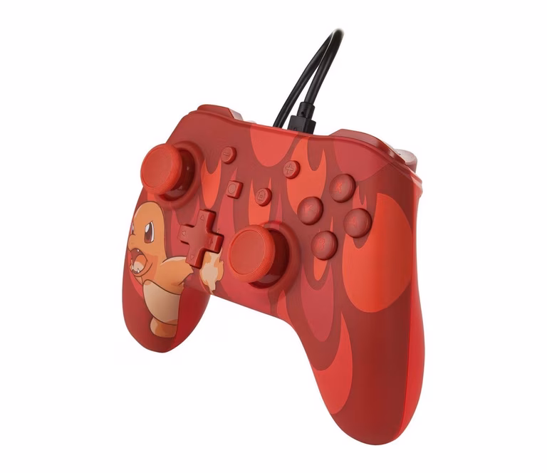 GameStop PowerA Wired Controller for Nintendo Switch - Charmander Blaze