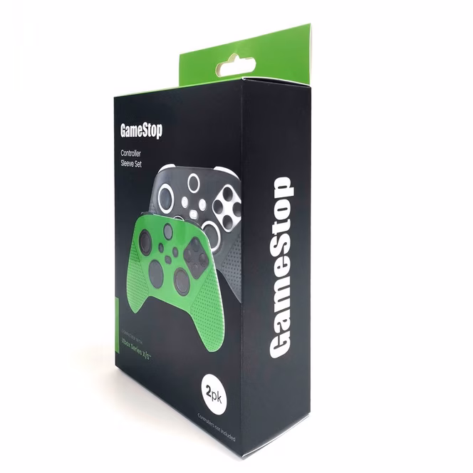 GameStop GameStop Controller Grip Sleeve for Xbox Series X/S - Black and Green