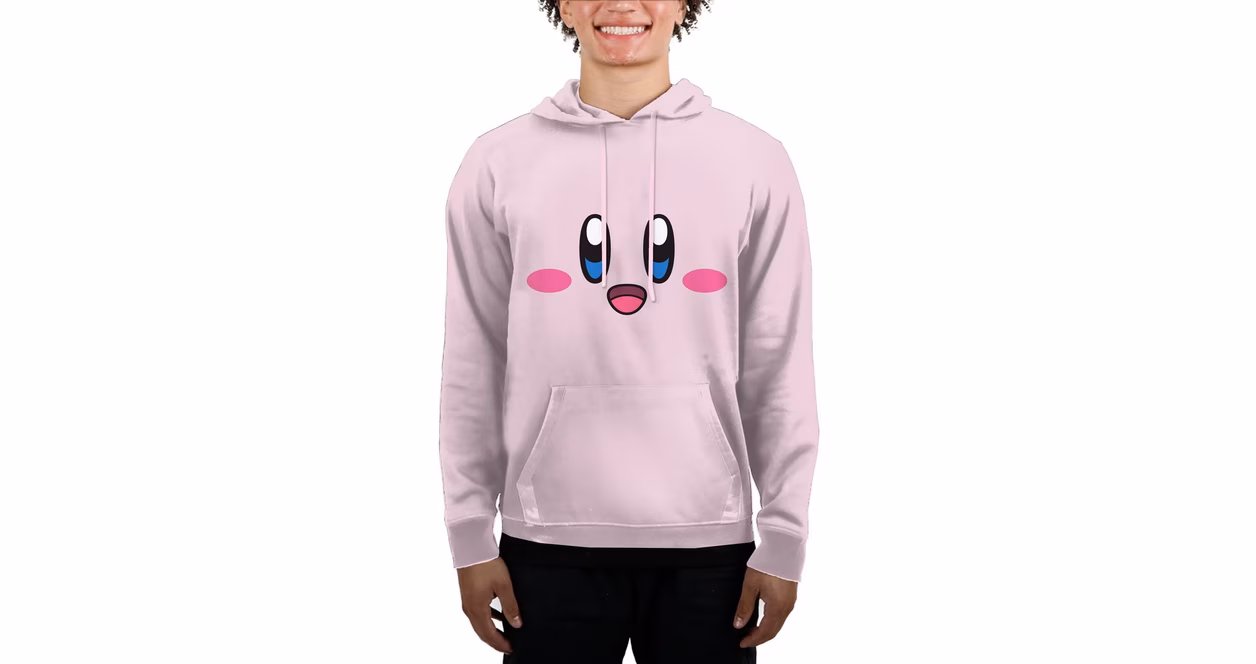 GameStop Kirby - Kirby Big Face Pink Unisex Hoodie
