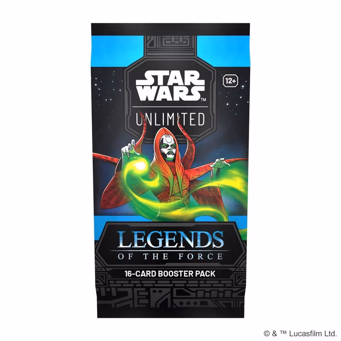 GameStop Star Wars: Unlimited TCG Legends of the Force Booster Pack (Styles May Vary)