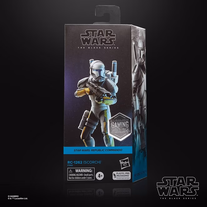 GameStop Hasbro The Black Series Gaming Greats Star Wars: Republic Commando RC-1262 (Scorch) 6-in Action Figure GameStop Exclusive
