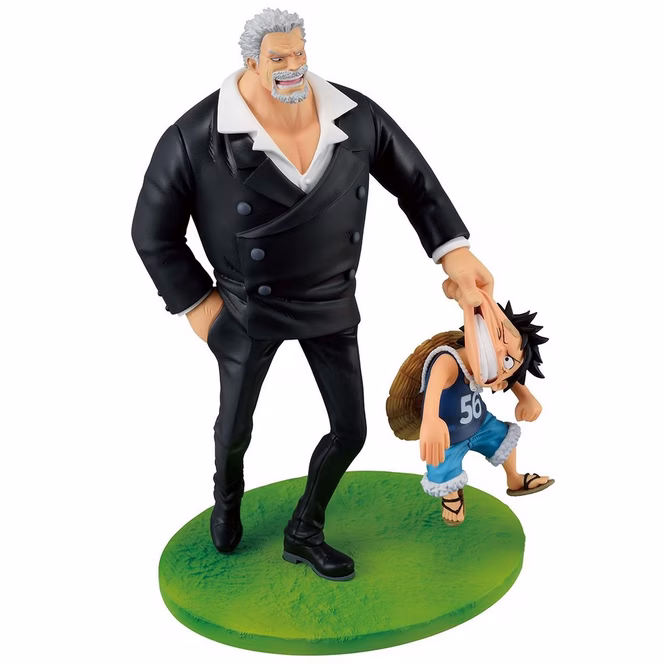GameStop Bandai Spirits  One Piece Revible Moment Ichibansho Monkey D. Garp (Road to Down) 6.7-in Statue
