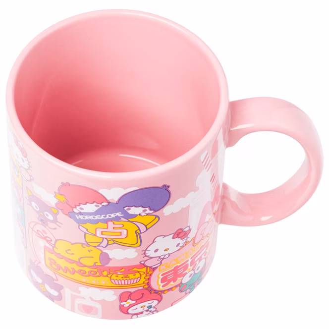 GameStop Hello Kitty And Friends Kawaii Tokyo Characters And Icons Collage 20oz Ceramic Mug