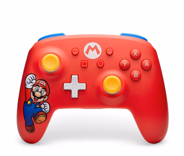 GameStop PowerA Wireless Controller for Nintendo Switch  Mario Joy