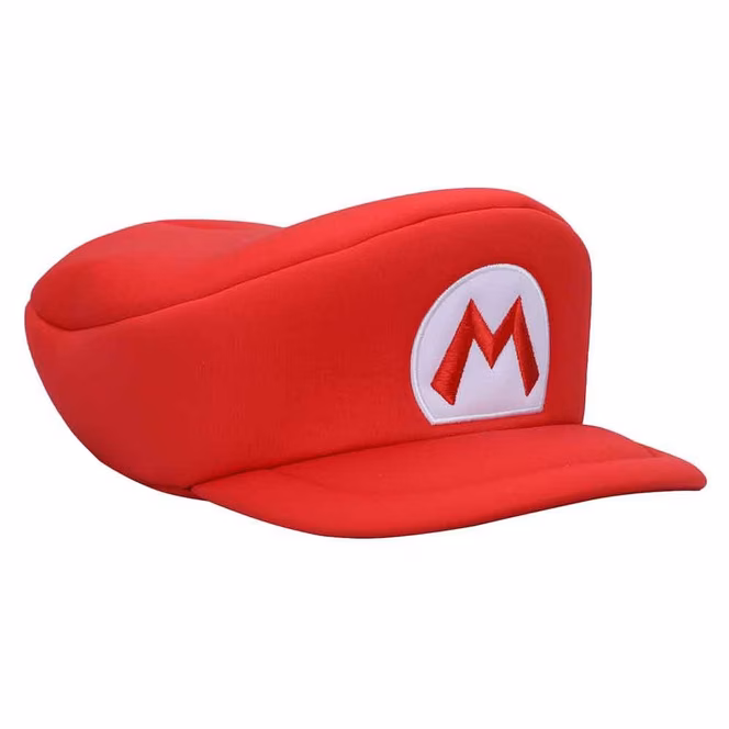 GameStop Super Mario Bros Mario Cosplay Hat
