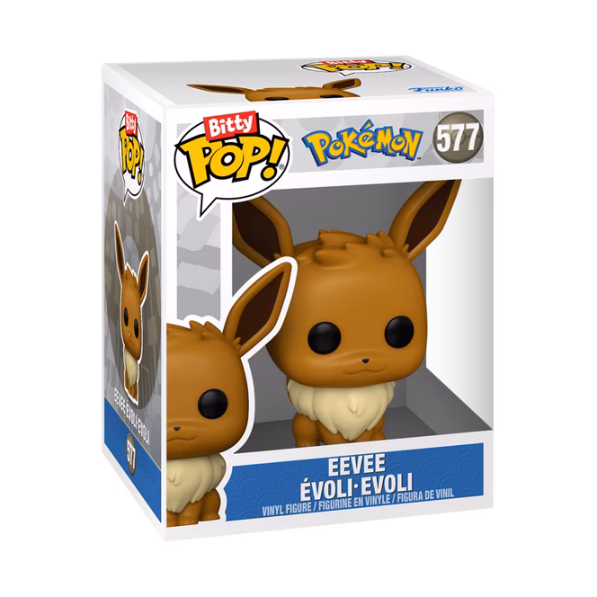 GameStop Funko Bitty POP! Pokemon Vinyl Figure Set 4-Pack (Squirtle, Eevee, Growlithe, Psyduck)