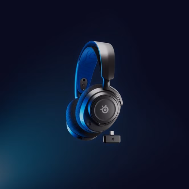 GameStop SteelSeries Arctis Nova 7P Wireless Gaming Headset Generation 1 for PlayStation 5, PlayStation 4, Xbox Series X, Nintendo Switch, and PC
