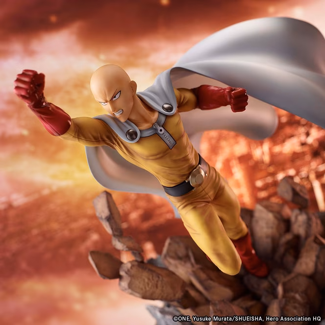 GameStop eStream One-Punch Man Saitama Statue