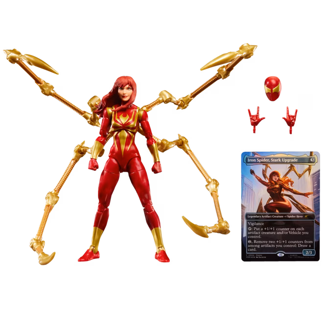 GameStop Hasbro Marvel Legends Series Magic: The Gathering Mary Jane Watson (Iron Spider) 6-in Action Figure