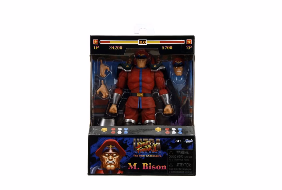 GameStop Jada Toys Street Fighter II M Bison 6-in Action Figure
