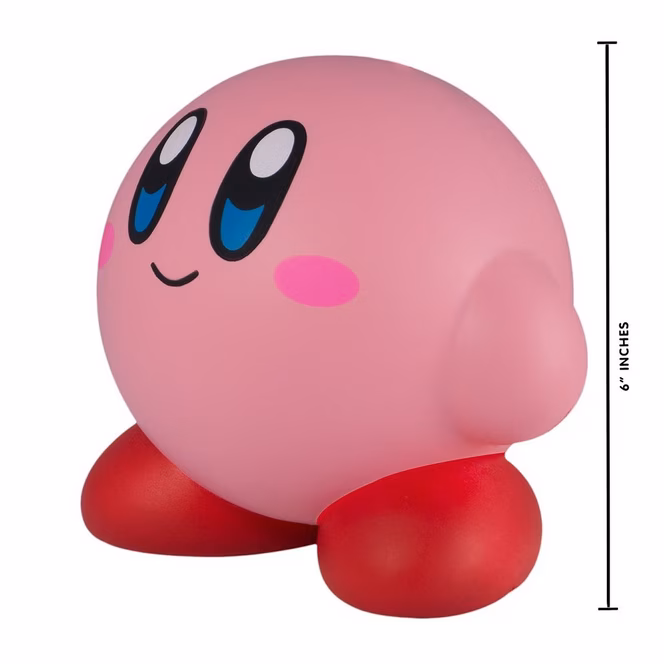 GameStop Just Toys Kirby 6-in Mega SquishMe Stress Toy