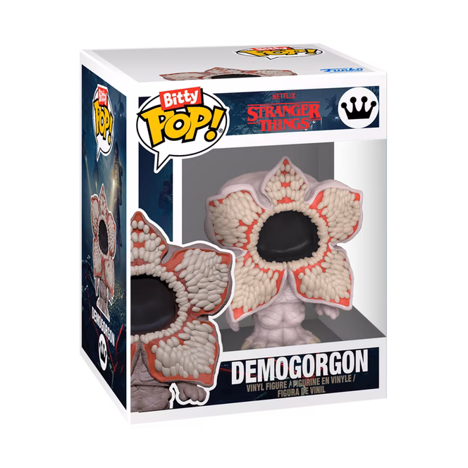 GameStop Funko Bitty POP! Stranger Things Vinyl Figure Set 4-Pack (Demogorgon, Will, Barb, and Mystery Pop!)