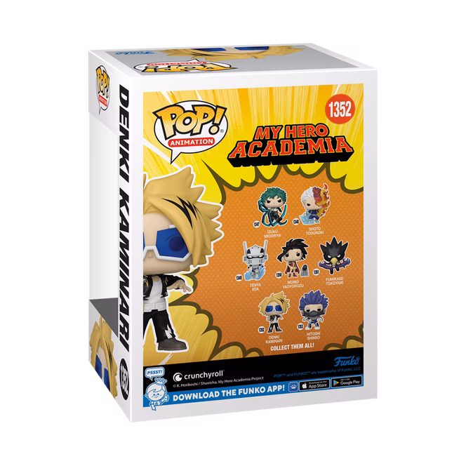 GameStop Funko POP! Animation: My Hero Academia Denki Kaminari 4.8-in Vinyl Figure