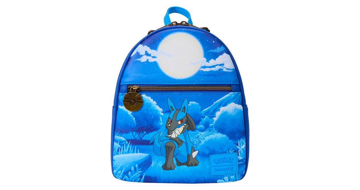 GameStop Loungefly Pokemon Lucario Mini Backpack GameStop Exclusive