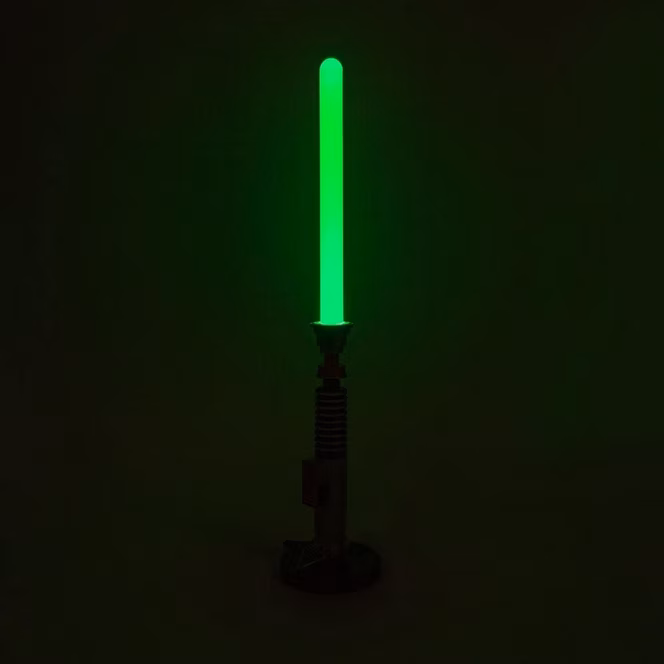 GameStop Star Wars Luke Skywalker Green Lightsaber 23-in Desk Light