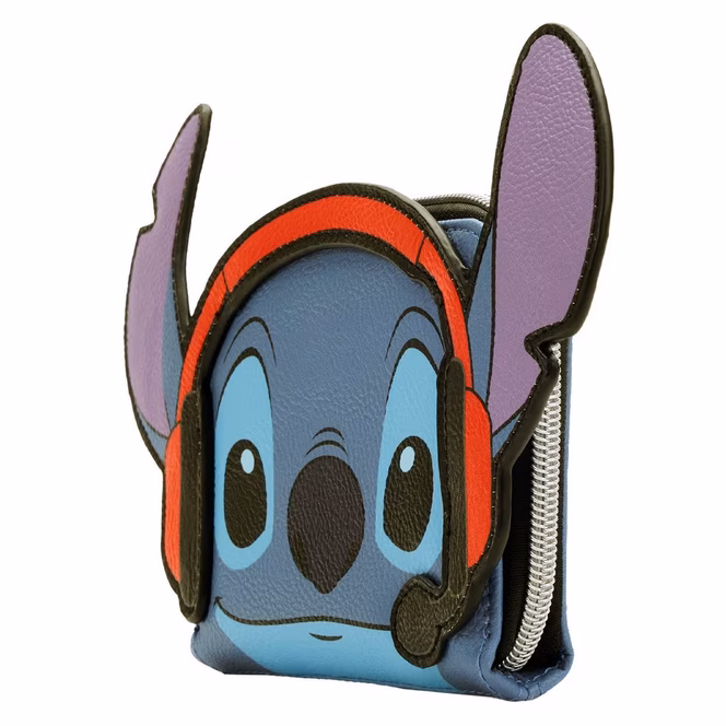 GameStop Loungefly Disney Stitch Gamer Mini Zip Wallet GameStop Exclusive