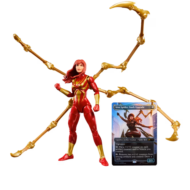GameStop Hasbro Marvel Legends Series Magic: The Gathering Mary Jane Watson (Iron Spider) 6-in Action Figure