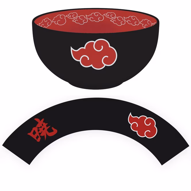 GameStop ABYstyle Naruto Shippuden Akatsuki Bowl