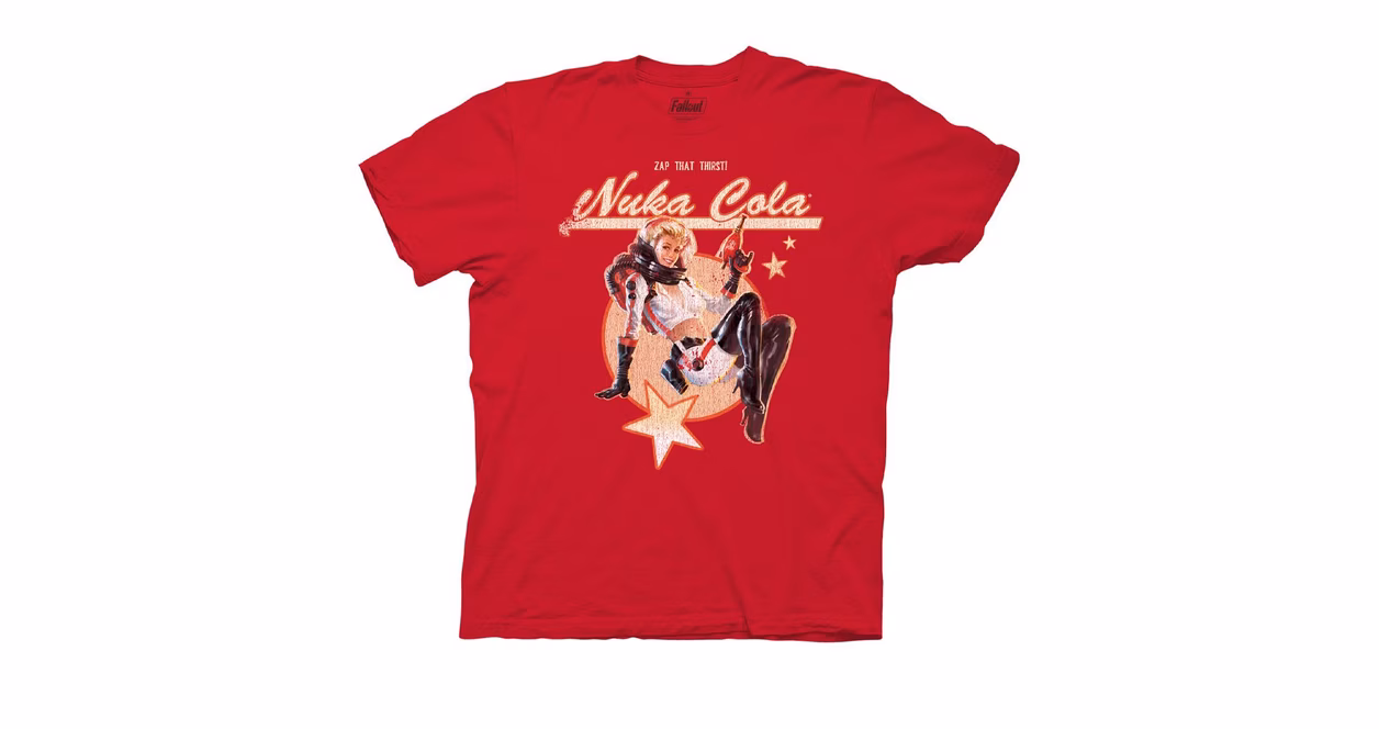 GameStop Fallout Nuka Cola Pinup Girl Graphic T-Shirt GameStop Exclusive