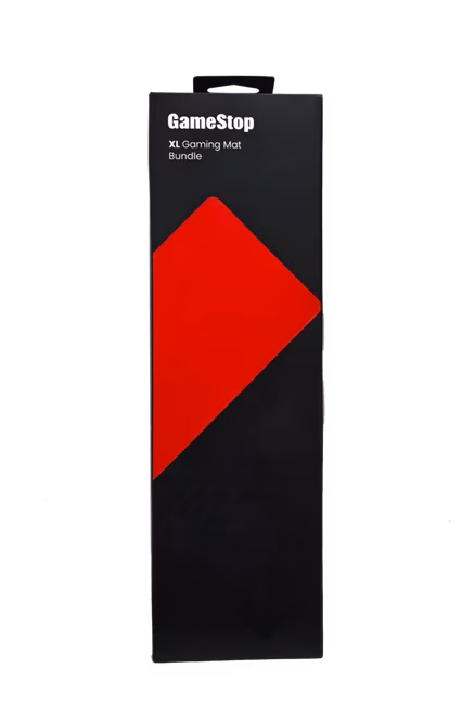 GameStop GameStop XL Game Mat Bundle - Black and Red