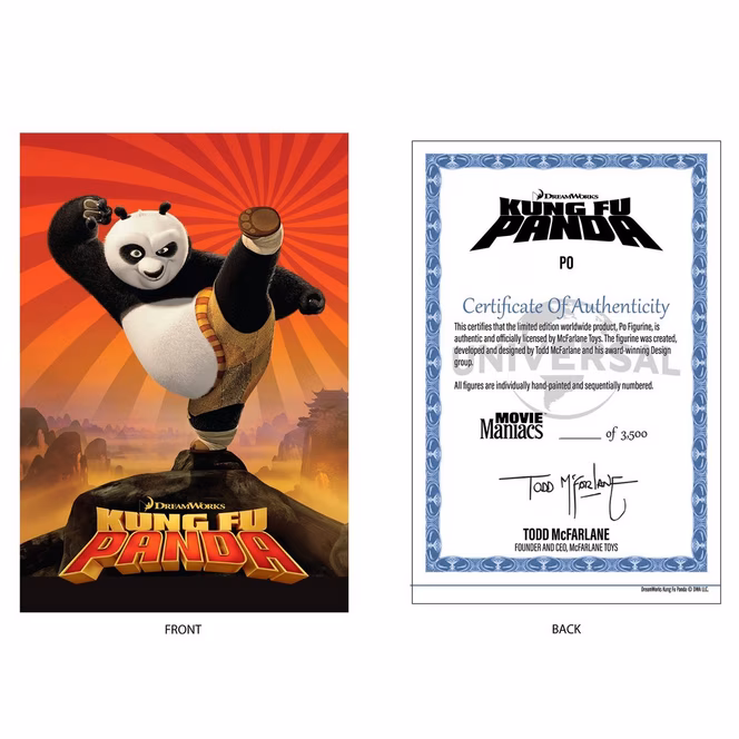 GameStop McFarlane Toys Movie Maniacs NBC 2008 Kung Fu Panda 6-in Statue
