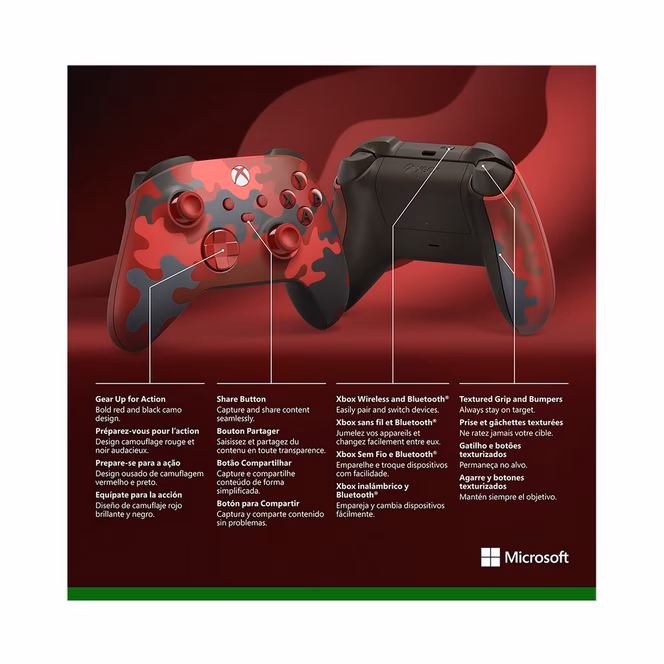 GameStop Microsoft Xbox Series X Daystrike Camo Controller