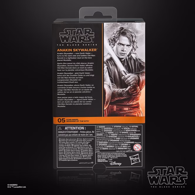 GameStop Hasbro Star Wars: Revenge of the Sith Anakin Skywalker (The Black Series) 6-in Action Figure