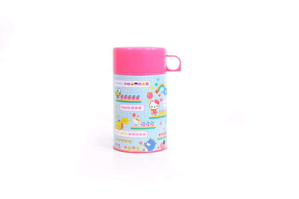 GameStop Hello Kitty Kawaii Arcade Lunch Box with Beverage Container
