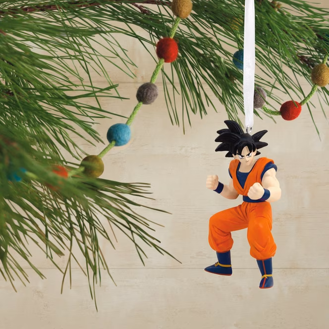 GameStop Hallmark Dragon Ball Z Saiyan Saga Goku Ornament