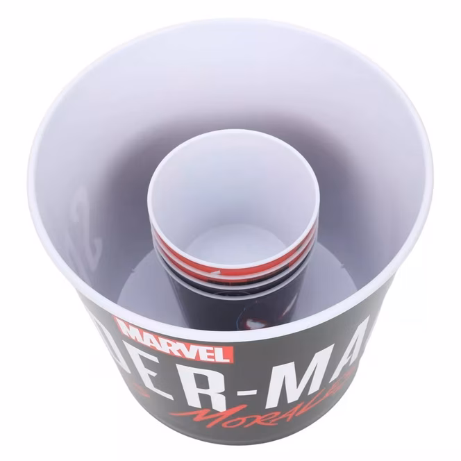 GameStop Marvel Spiderman 5-Piece Reusable Popcorn Bucket Set