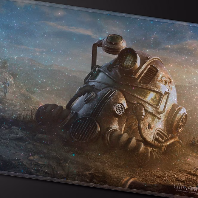 GameStop Ultra Pro Fallout Dawn Holofoil Stitched Edge Playmat