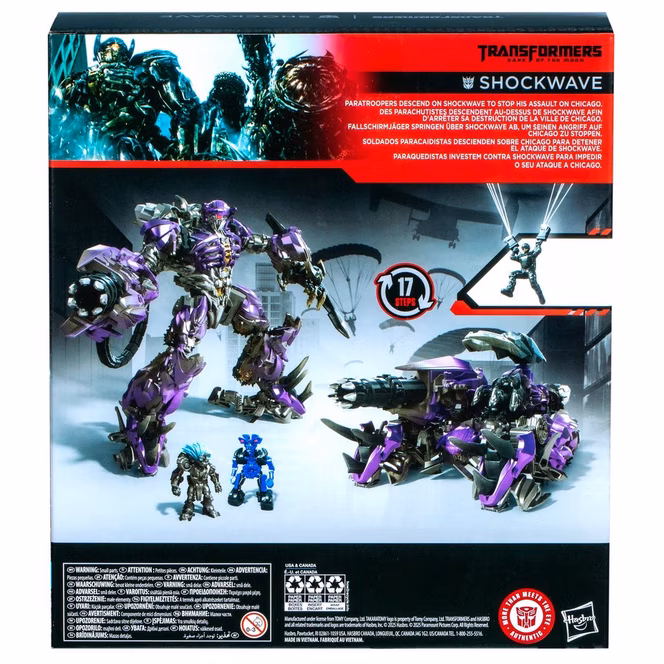 GameStop Hasbro Transformers Toys Studio Series Leader Class Transformers: Dark Of The Moon Shockwave 8.5-in Action Figure