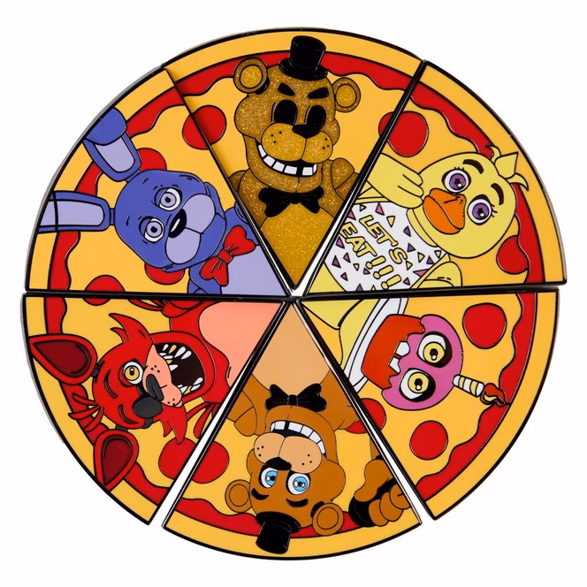 GameStop Loungefly Five Nights at Freddy's Pizza Slice Mystery Box Enamel Pin Gamestop Exclusive