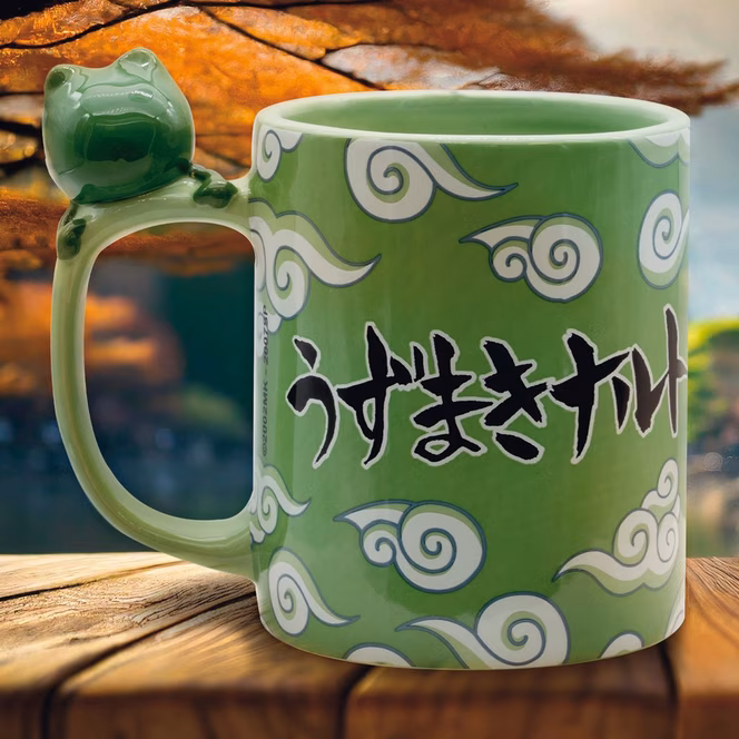 GameStop ABYstyle Naruto Shippuden Naruto and Gama-chan Mug with 3D Handle