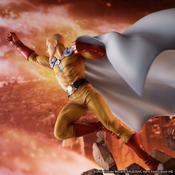GameStop eStream One-Punch Man Saitama Statue