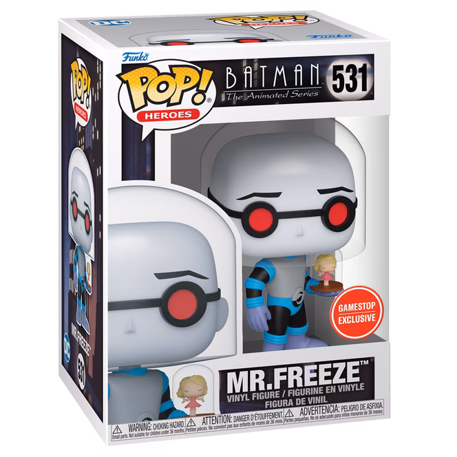 GameStop Funko POP! Heroes: Batman The Animated Series Mr. Freeze 4.2-in Vinyl Figure GameStop Exclusive