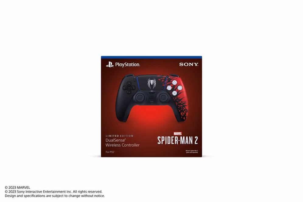 GameStop Sony DualSense Wireless Controller for PlayStation 5 Marvel's Spider-Man 2 Limited Edition