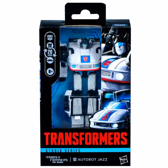 GameStop Hasbro Transformers Toys Studio Series Deluxe Class Transformers: The Movie Autobot Jazz 4.5-in Action Figure