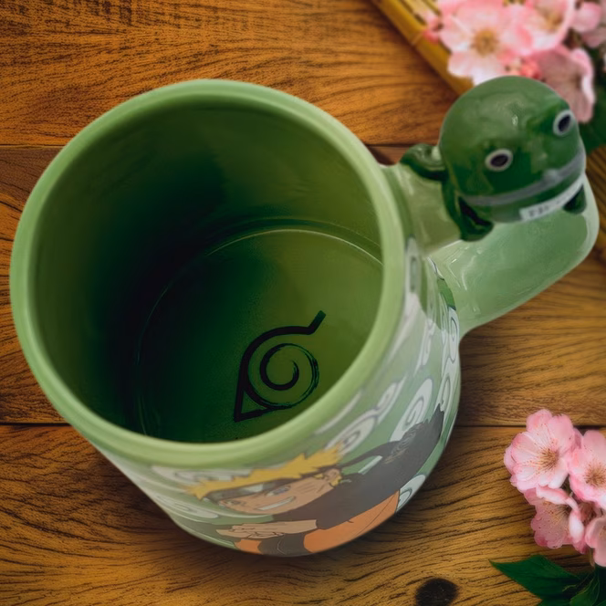 GameStop ABYstyle Naruto Shippuden Naruto and Gama-chan Mug with 3D Handle