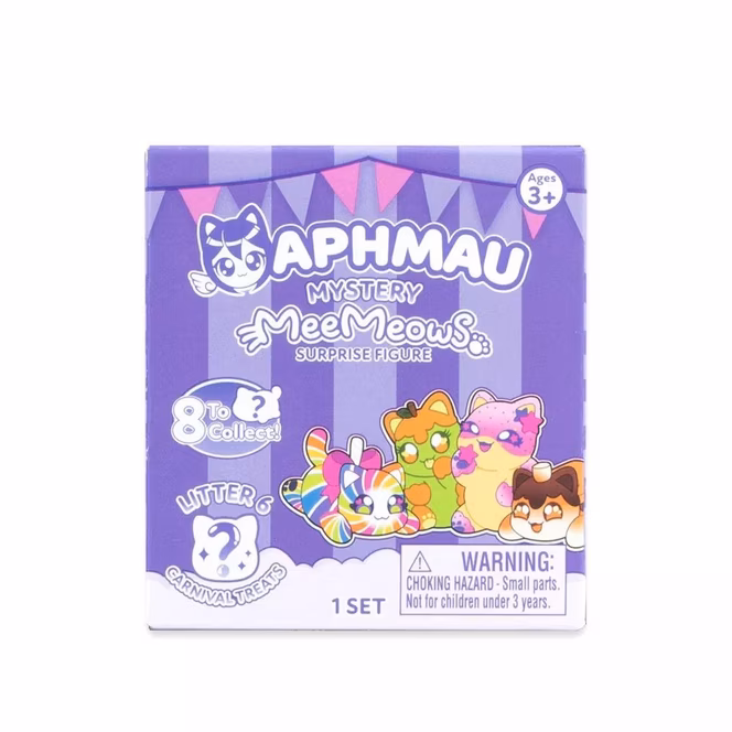 GameStop Aphmau Mystery MeeMeow Series 6 Carnival Treats Cats 6-In Plush (Styles May Vary)