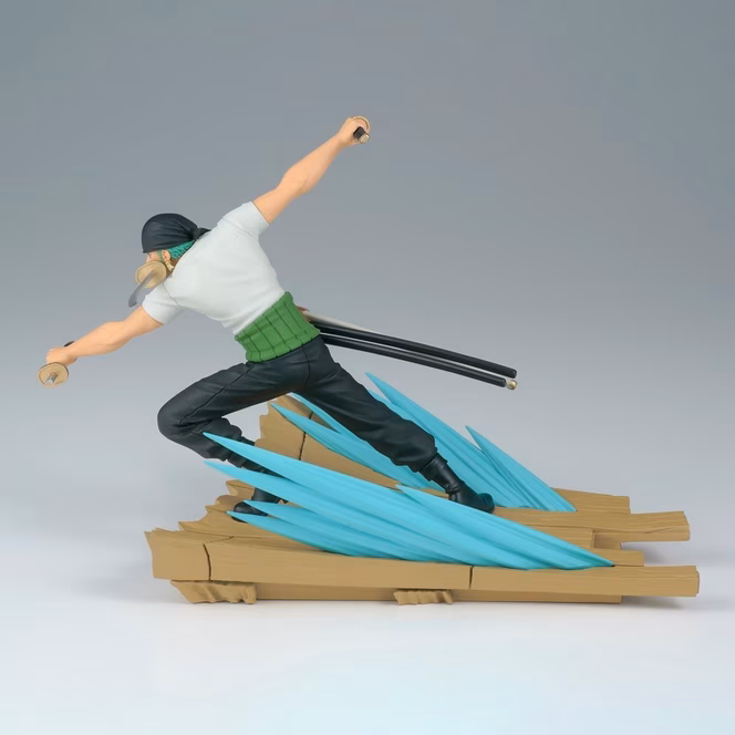 GameStop Banpresto One Piece Senkozekkei Roronoa Zoro 4.3-in Statue