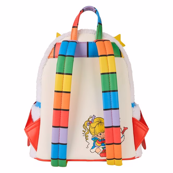 GameStop Loungefly Rainbow Brite Twink Plush Cosplay Light Up Mini Backpack
