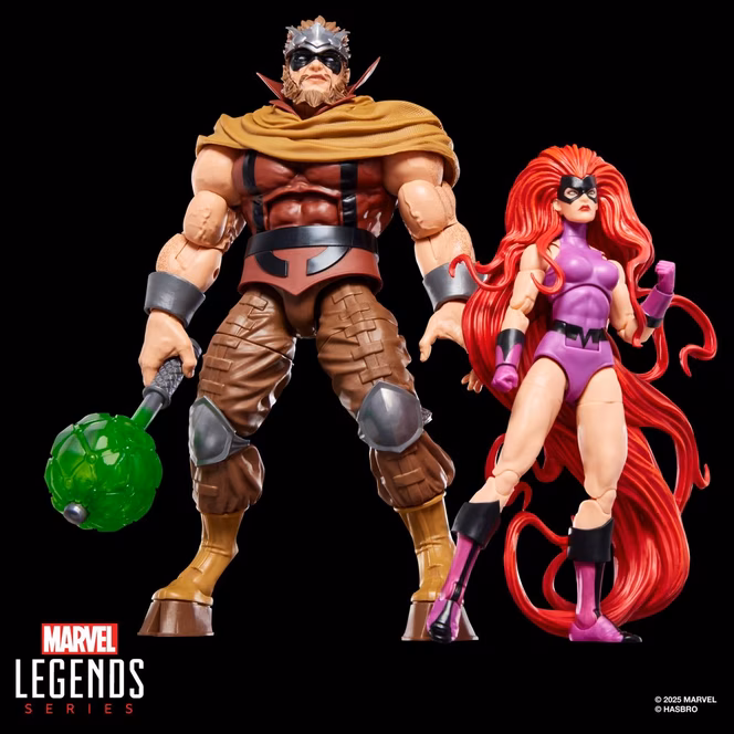 GameStop Hasbro Marvel Legends Series Inhumans Medusa and Gorgon 6-in Action Figure Set 2-Pack