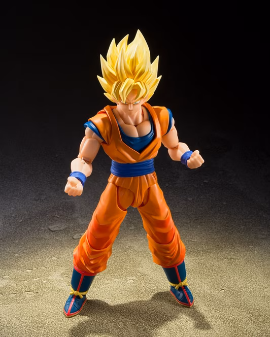 GameStop Bandai Dragon Ball Z Tamashii Nations S.H.Figuarts Super Saiyan Son Goku (The Games Begin) 7.9-in Figure