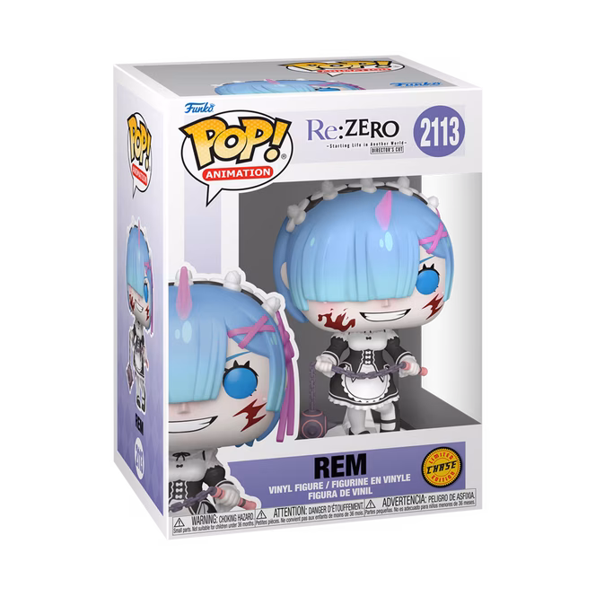 GameStop Funko POP! Animation: Re:ZERO Starting Life in Another World Rem (or Chase) 4.1-in Vinyl Figure