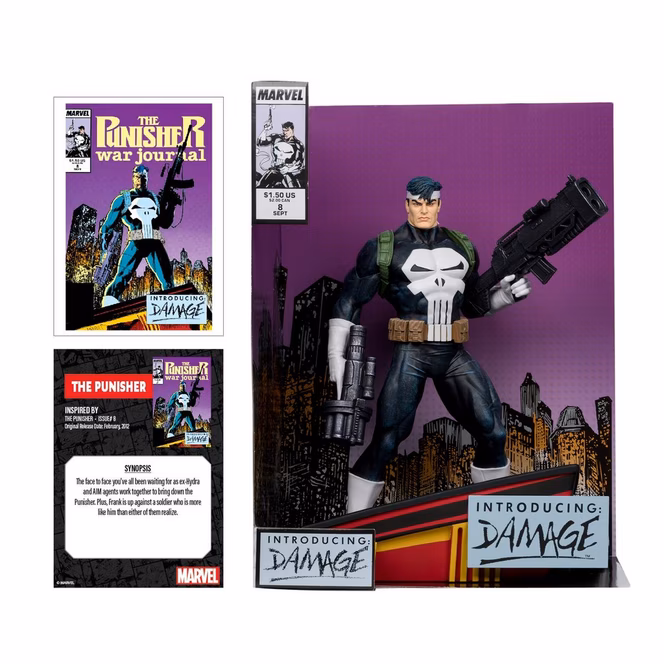GameStop McFarlane Toys Marvel Collection The Punisher War Journal The Punisher (Issue 8) 1:6th Scale Figure