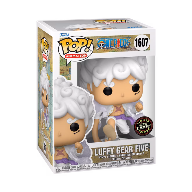 GameStop Funko POP! Animation: One Piece Luffy Gear Five (or Chase) 5.35-in Vinyl Figure
