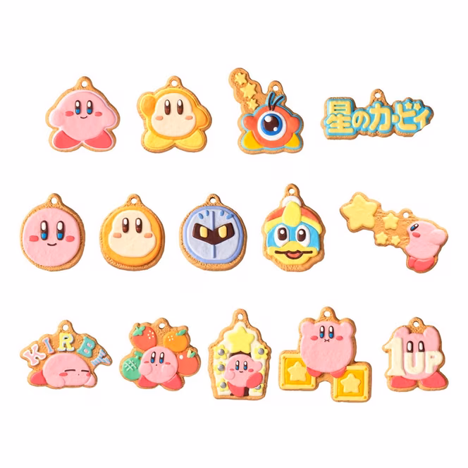 GameStop Bandai Shokugan Kirby and Friends Cookie Charmcot Blind Keychain (Styles May Vary)