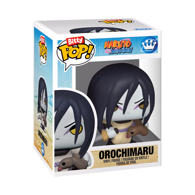 GameStop Funko Bitty POP!: Naruto: Shippuden 0.9-in Vinyl Figure Set 4-Pack (Tsunade, Minato Namikaze, Orochimaru, and Jiraiya)